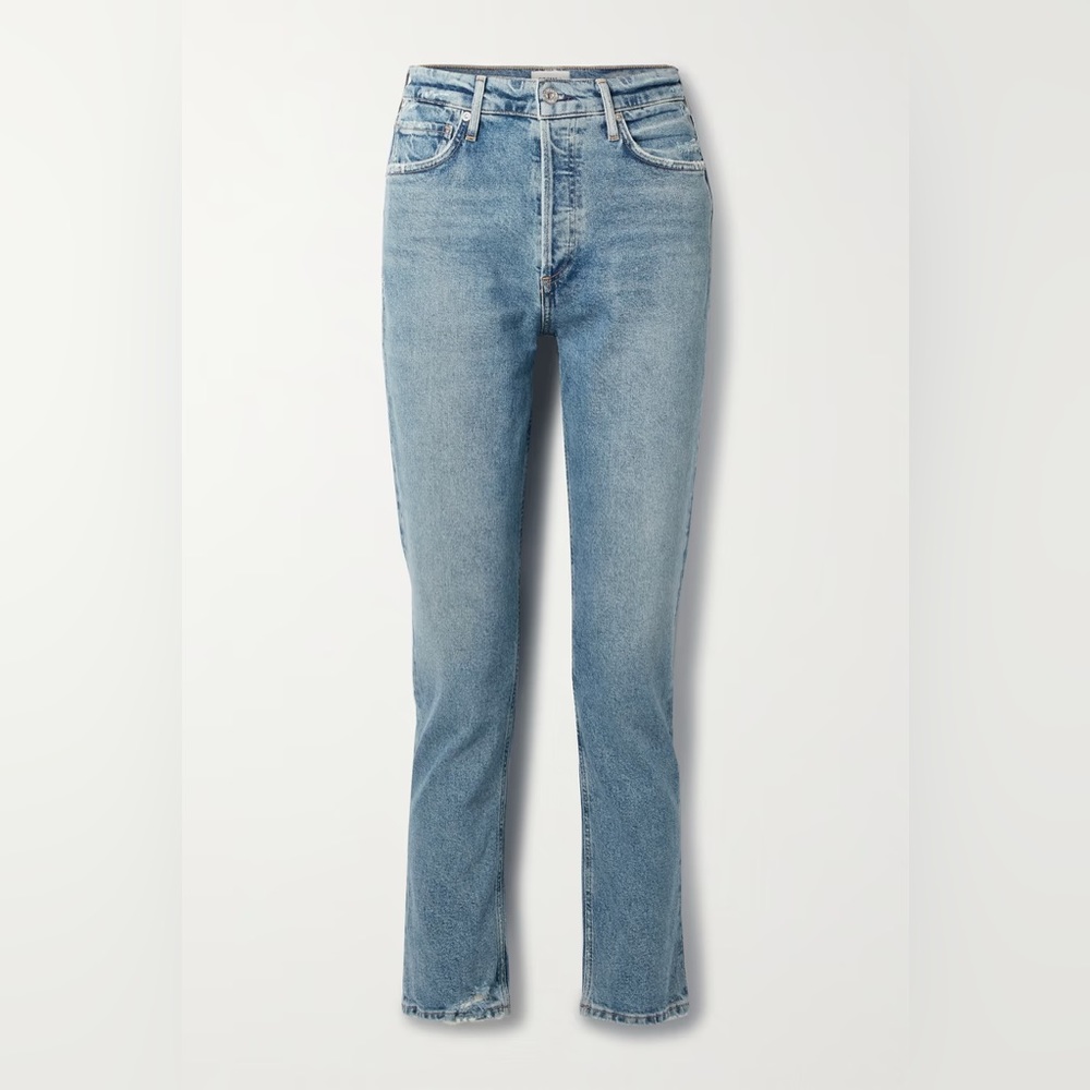 Citizens of Humanity Charlotte Distressed High Rise Jeans, Size 27
